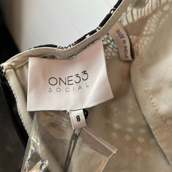 One33 Social Gretchen Lace Halter Hi-Low Maxi Dress Cocktail Gown Black … - Picture 14 of 16